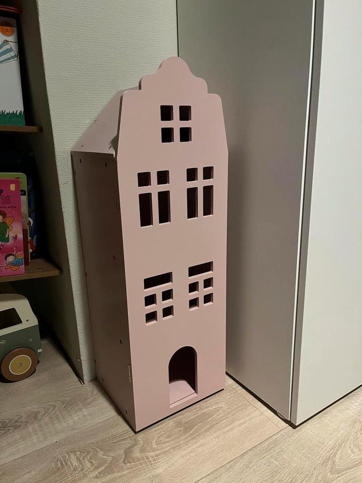 Hema poppenhuis kastje, Kinderen en Baby's, Speelgoed | Poppenhuizen, Zo goed als nieuw, Poppenhuis, Ophalen