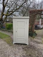 Oude 1 deurs kast ,linnenkast,kast,brocante,legkast,keuk, Ophalen, 100 tot 150 cm, Grenenhout, Vintage, industrieel, antiek,brocante