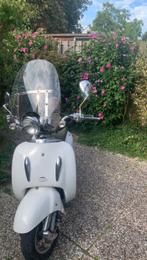 Retro scooter HUATIAN HT50QT-29 blauw kenteken, Ophalen, Gebruikt, Huatian, 49 cc