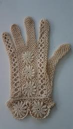 GEHAAKTE HANDSCHOENEN (+/- 80 jaar OUD), Ophalen of Verzenden