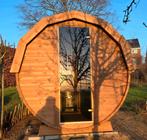 2M Barrel Sauna Gratis Levering en Plaatsing, Sport en Fitness, Sauna, Ophalen of Verzenden, Nieuw, Complete sauna