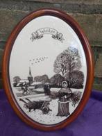 3prachtig jaargetijden tegeltjes inlijstZOMER,HERFSTenWINTER, Ophalen of Verzenden, Zo goed als nieuw