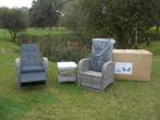 6 Nieuwe relaxed verstelbare stoelen., Wicker, Zo goed als nieuw, Ophalen, Verstelbaar