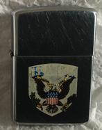 Zippo Bradford PA; opdruk US America, zeearend en vlag; 1988, Gebruikt, Ophalen of Verzenden