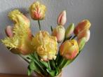 tulpen real touch geel/fuchsia, Ophalen of Verzenden, Nieuw