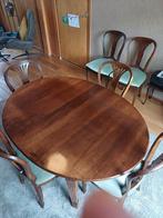 Antiek tafel met 10 antieke stoelen, Antiek en Kunst, Ophalen