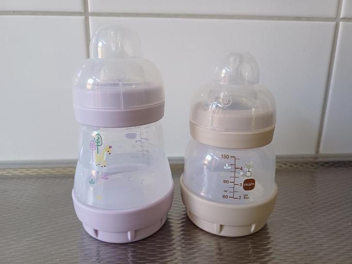 2x MAM drinkfles baby NIEUW, maat 0 en 1, Kinderen en Baby's, Babyvoeding en Toebehoren, Zo goed als nieuw, Overige typen, Ophalen of Verzenden