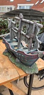 Aquarium Piratenschip groot, Ophalen, Zo goed als nieuw, Leeg aquarium