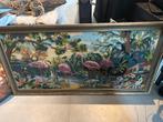 Geborduurd schilderij, Ophalen, Gebruikt, Schilderij, 100 tot 125 cm