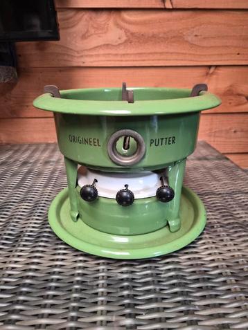 Vintage Emaille Petroleumstel - Origineel Putter beschikbaar voor biedingen