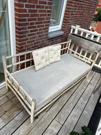 Bamboe tuinbank Tine K, Tuin en Terras, Tuinbanken, Ophalen, Gebruikt