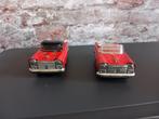 2  antieke oude blikken auto's  speelgoed, Verzamelen, Speelgoed, Ophalen of Verzenden, Gebruikt