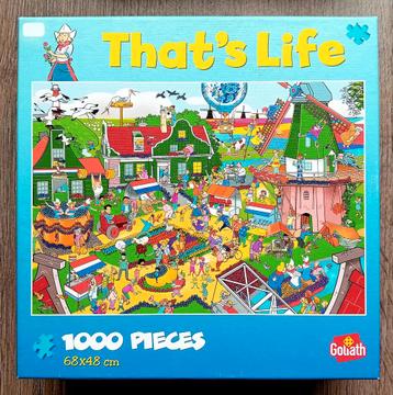That's Life puzzel Zaanse Schans 1000 compleet beschikbaar voor biedingen
