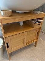 Badkamermeubel hout, Huis en Inrichting, Badkamer | Badkamermeubels, Ophalen, Zo goed als nieuw, 25 tot 50 cm, Minder dan 100 cm
