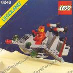 Lego classic space 6848 (6848-2) (2x), Ophalen of Verzenden, Gebruikt, Complete set, Lego