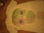 Zayne M Strass T-shirt - Skull Groen Grijs, Ophalen of Verzenden, Groen