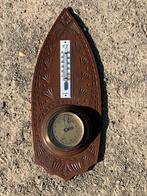 Antieke Barometer in prachtige bewerktelijst, Ophalen of Verzenden, Gebruikt