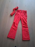 skibroek rood maat S met gratis handschoenen, Broek, Verzenden, Zo goed als nieuw, Maat 36 (S)