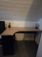 Hoekbureau Leen Bakker - Zwart/Eiken - Zo goed als nieuw, Ophalen, Zo goed als nieuw, Bureau