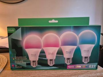 NOUS P3 Smart WIFI Bulb RGB E27 (4stuks) beschikbaar voor biedingen