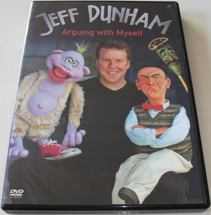 Dvd *** JEFF DUNHAM *** Arguing with Myself, Cd's en Dvd's, Dvd's | Cabaret en Sketches, Zo goed als nieuw, Stand-up of Theatershow
