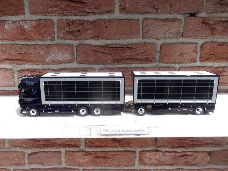 WSI  Daf  XF  Super  Space  Cab  6 x 2  van  Troost., Hobby en Vrije tijd, Modelauto's | 1:50, Nieuw, Bus of Vrachtwagen, Wsi