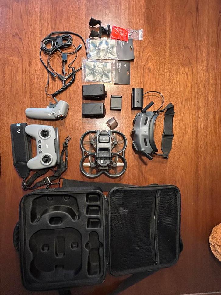 DJI Avata + Goggles + 2 controllers en vele extra’s, Audio, Tv en Foto, Drones, Zo goed als nieuw, Drone met camera, Ophalen of Verzenden