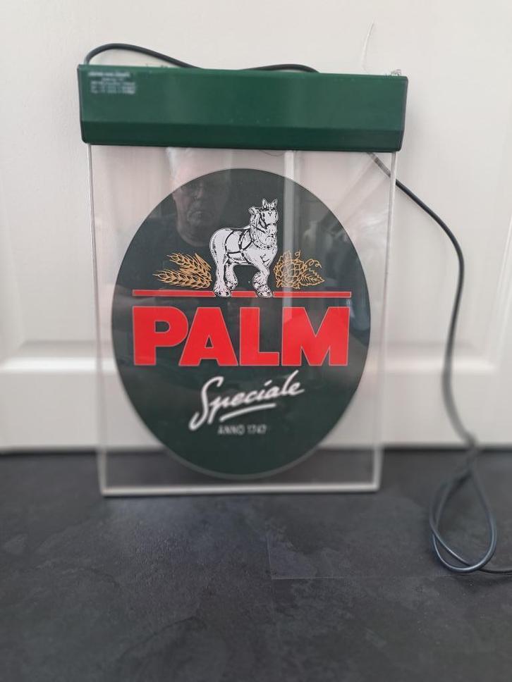 Palm bier lichtbak (Led), Verzamelen, Biermerken, Reclamebord, Plaat of Schild, Palm, Ophalen of Verzenden