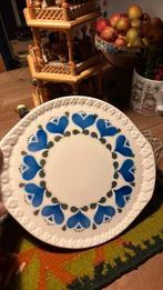 VEB Torgau vintage vlaaibord taartbord taartschaal, Ophalen of Verzenden, Zo goed als nieuw, Overige stijlen, Bord(en)