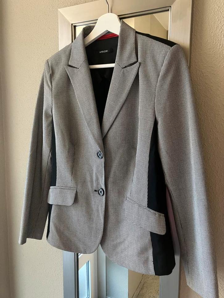 Pied de poule blazer van Apriori # Maat 40, Kleding | Dames, Jasjes, Kostuums en Pakken, Zo goed als nieuw, Jasje, Maat 38/40 (M)