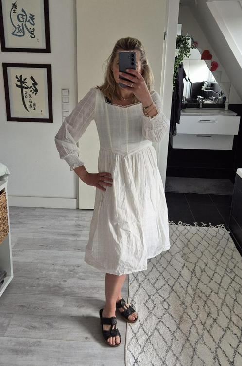 Nieuwe Vintage Witte jurk | Romantisch | Maat S | Bruidsjurk, Kleding | Dames, Jurken, Nieuw, Maat 36 (S), Wit, Knielengte, Ophalen of Verzenden