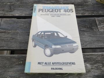 Vraagbaak Peugeot 405 benzine, Peugeot 405 diesel 1987-1990 beschikbaar voor biedingen