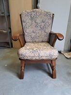 stoel mooie hoge leunstoel, Ophalen, Zo goed als nieuw, Minder dan 75 cm, 50 tot 75 cm