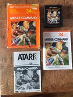 Atari 2600 Missile Command, compleet, Shooter, 2 spelers, Ophalen of Verzenden, Zo goed als nieuw