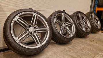 19" 5x112 Audi A5 A6 A7 Speedline Peelers + Dunlop banden beschikbaar voor biedingen