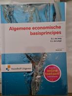 Algemene economische basisprincipes  De Jong De Lange 3e dru, Ophalen of Verzenden, Zo goed als nieuw, Noordhoff Uitgevers, Economie en Marketing