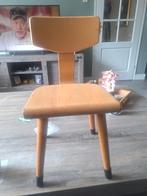 4 Vintage Houten Kinderstoel, Huis en Inrichting, Stoelen, Ophalen, Gebruikt, Bruin, Vintage