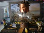 oude scheepslamp  staat op MS..ALQUIN 21 mei 1960, Ophalen of Verzenden, Gebruikt, Gebruiksvoorwerp