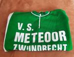 Wollen Retro wielrenshirt groen wit VS Meteoor Zwijndrecht