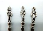 5 Zilveren pijpenwroeters met apostelen, 835, Verzenden, Zilver