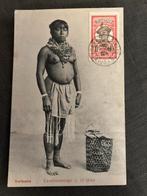 Suriname Ansichtkaart - Caraïbenmeisje, Verzamelen, Ansichtkaarten | Buitenland, Ophalen of Verzenden, Voor 1920, Gelopen, Buiten Europa