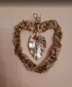 oude kerstbal Victoriaans hart, watten, tinsel, paddenstoel, Antiek en Kunst, Ophalen of Verzenden