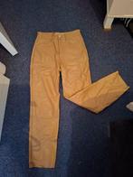 ONLY PU-leren broek XS-34, Kleding | Dames, Only, Beige, Ophalen of Verzenden, Zo goed als nieuw