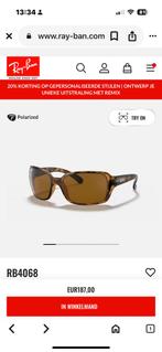 Ray-ban zonnebril type 4968 glanzend Havana polarized, Ophalen of Verzenden, Zo goed als nieuw, Zonnebril, Ray-Ban