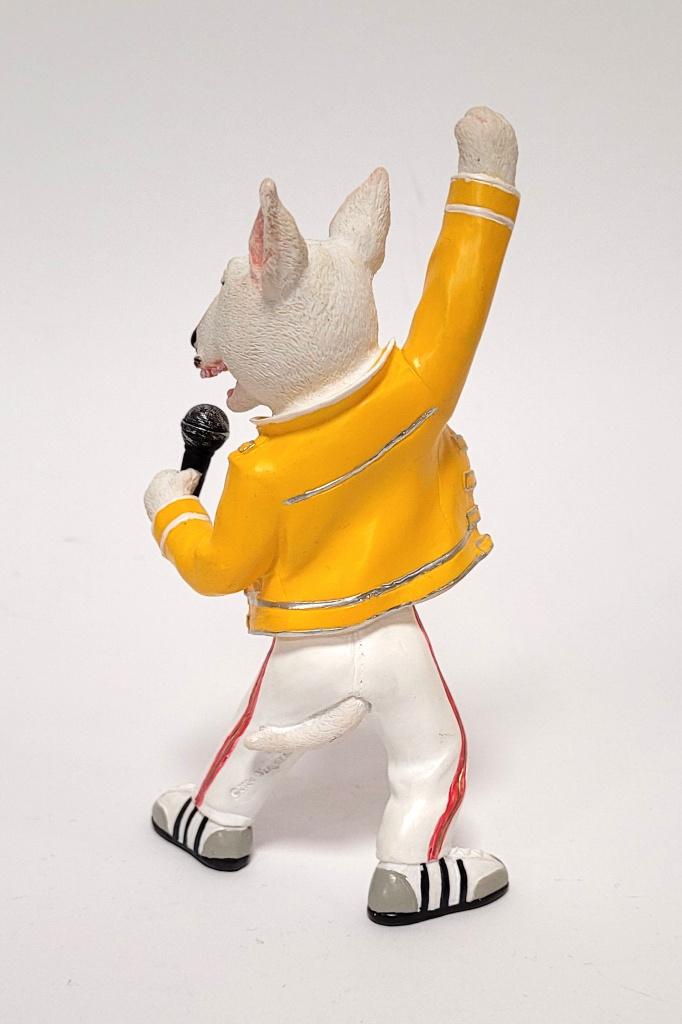 Freddie Mercury bulldog beeldje by Warren Stratford deco, Info@deconoord.nl, Deco Noord, Nieuw, Ophalen of Verzenden
