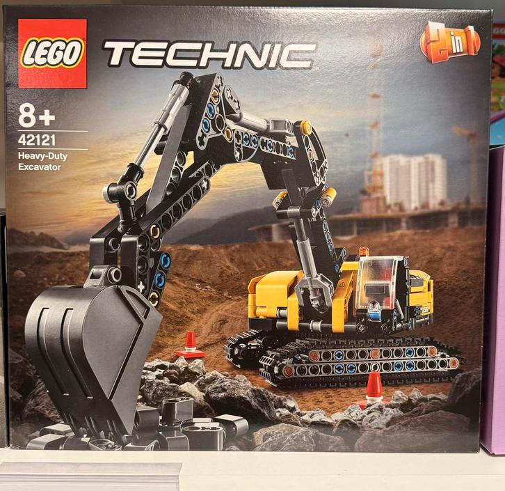 LEGO Technic Heavy‑Duty Excavator (42121), Kinderen en Baby's, Speelgoed | Duplo en Lego, Nieuw, Lego, Complete set, Ophalen of Verzenden