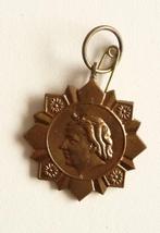 SPELD WILHELMINA 50 JAAR EN MEDAILLE KON JULIANA BRONS, Verzamelen, Koninklijk Huis en Royalty, Verzenden, Zo goed als nieuw, Nederland