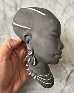 Wandhoofdje Kroon Afrikaanse Vrouw Vintage, Ophalen of Verzenden