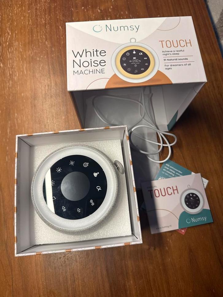 Numsy White Noise Touch - Perfect voor baby's!, Kinderen en Baby's, Babyfoons, Zo goed als nieuw, Minder dan 100 meter, Digitaal