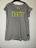 We shirt tshirt 158 164 zwart lichtgrijs gestreept, Verzenden, Zo goed als nieuw, Meisje, Shirt of Longsleeve